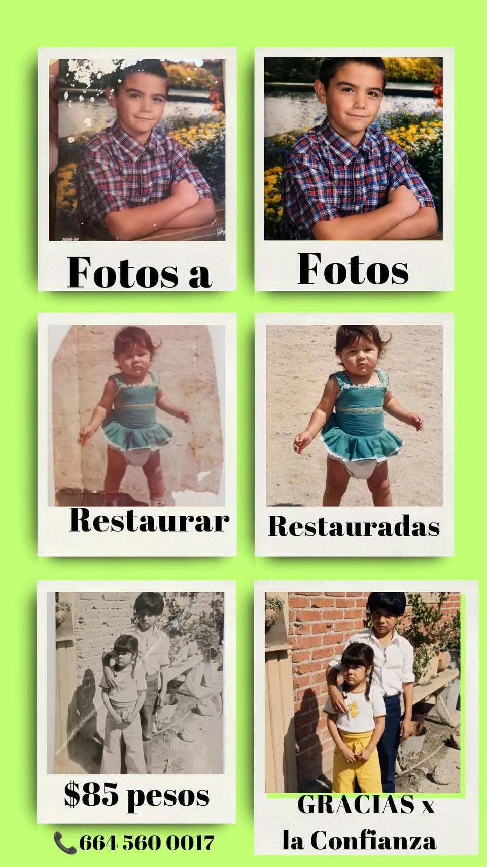 P-003 Restauración de Fotos Antiguas o en mal estado